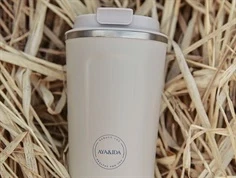 AYA&IDA cream beige termokop 380ml